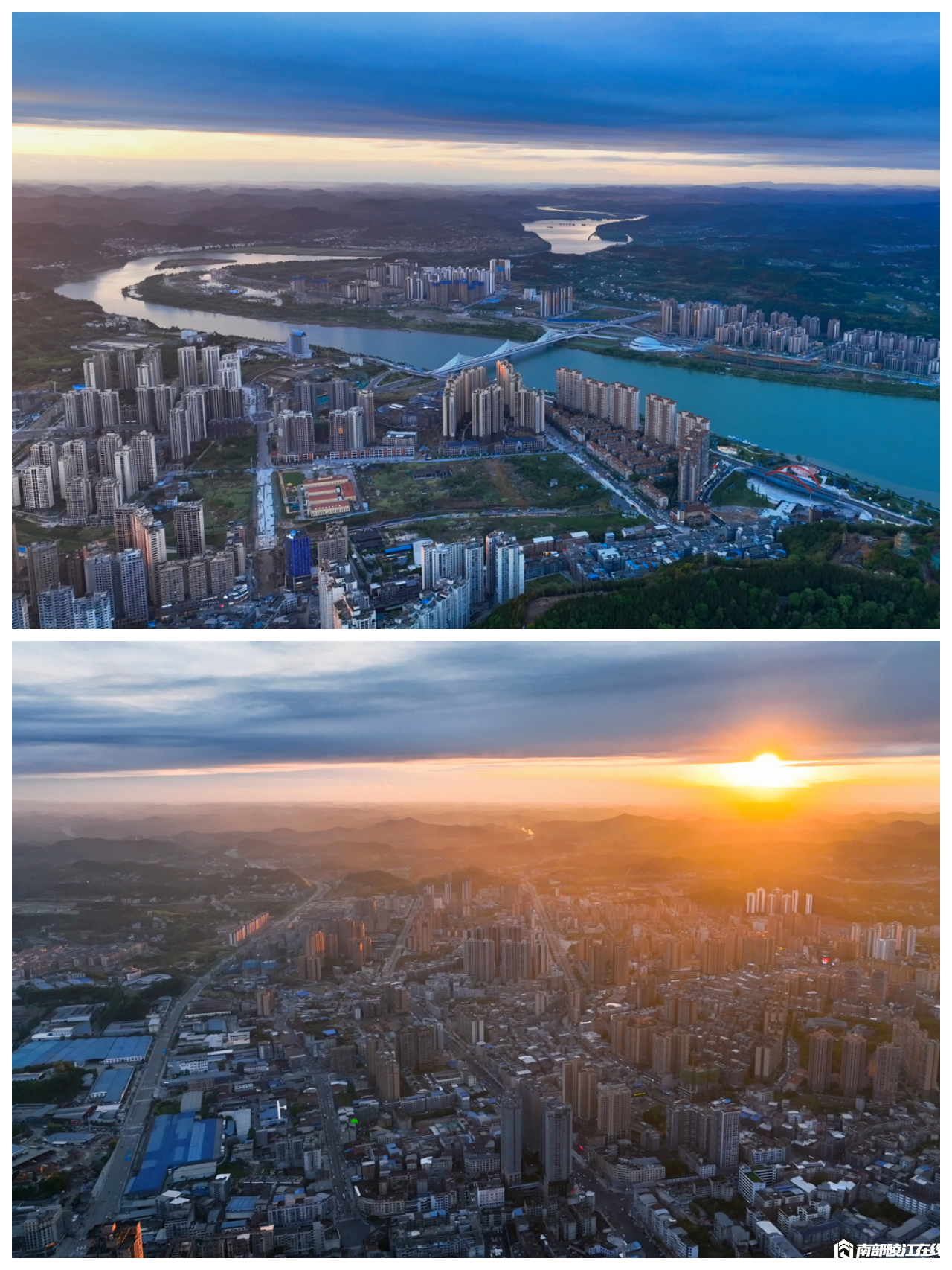 图说南部-南部陵江在线雨后的南部 浪漫值瞬间拉满...南部陵江在线(1)